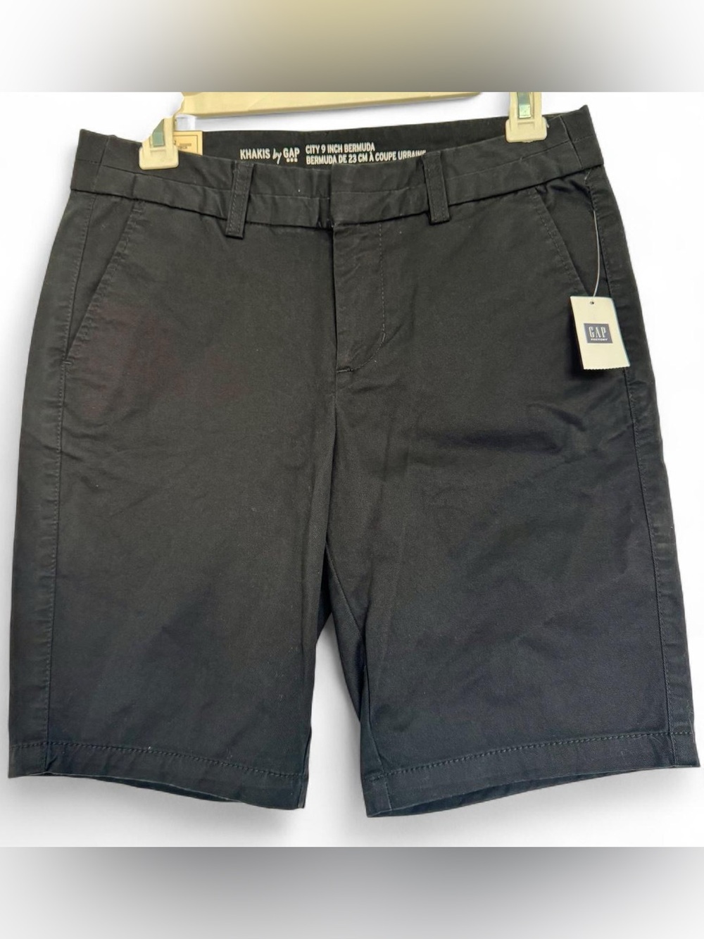 NWT Gap Black Bermuda Shorts Size 0 Summer Spring Coastal Casual Wardrobe Staple